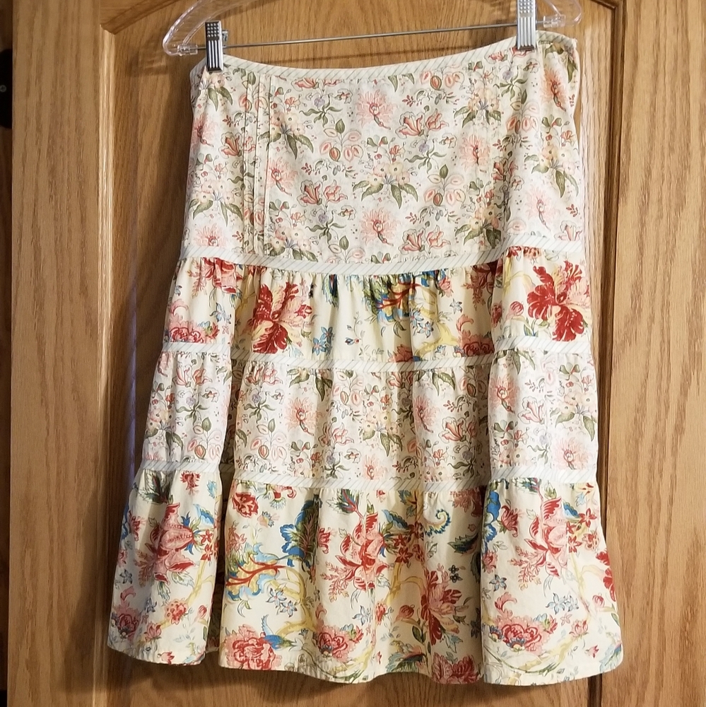 Jones Wear Jean's tiered skirt.